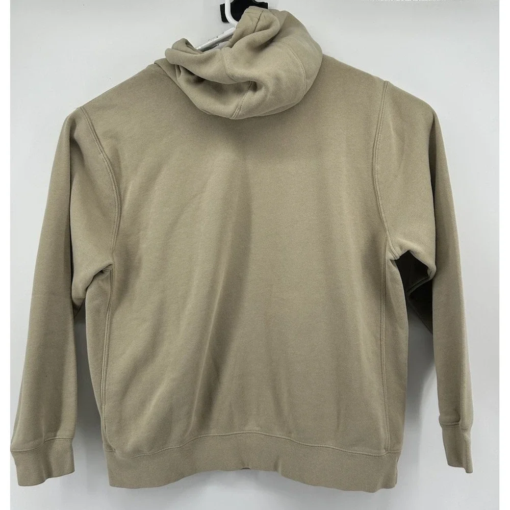 Nike Long Sleeve Pullover Cotton Blend Hoodie‎ Tan Men's Size Large